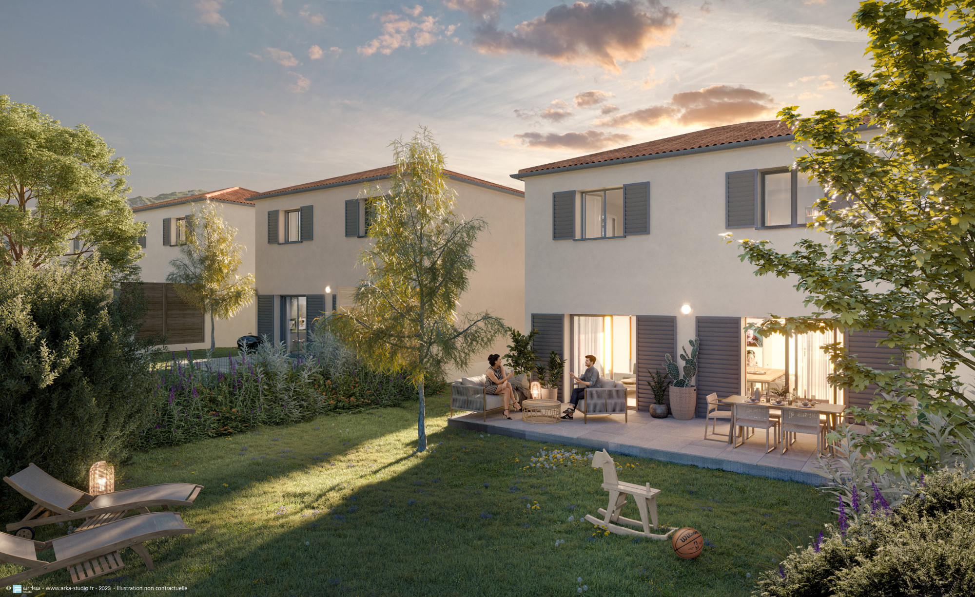 Maison neuve avec jardin à FURIANI ALIVETU
